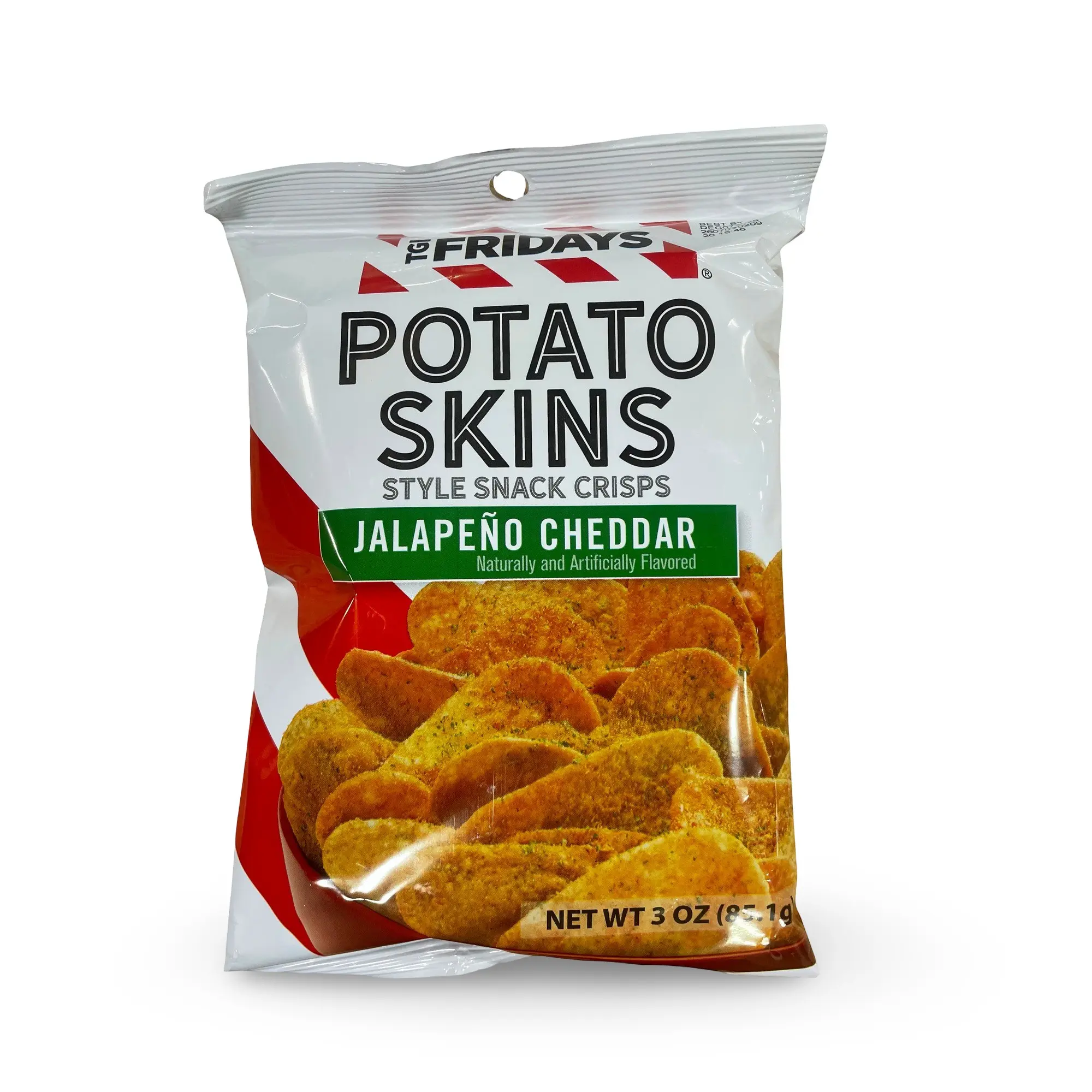 TGI Fridays, Potato Skins Snack Chips Jalapeno Cheddar 3 oz. (6 Count)