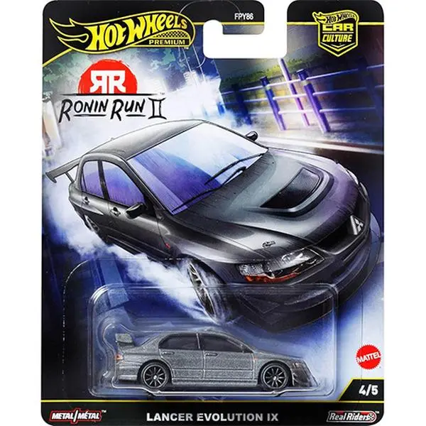 Mattel - Hot Wheels Premium Car Culture Car - LANCER EVOLUTION IX [Ronin Run II]