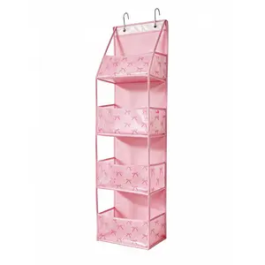 PVC Layered Hanging Storage Bag Foldable Organizer
