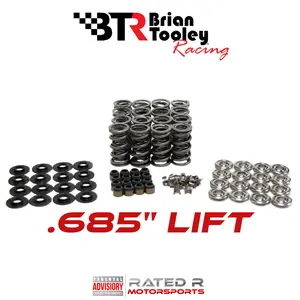 BTR LS .685" High Lift Dual Valve Spring Complete Kit