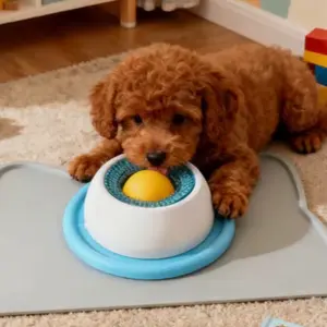 Interactive Dog Cat Lick Bowl for Anxiety Relief Food Dispensing Supplement