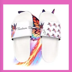 butterfly slides/ with removable strap
