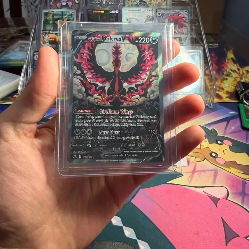Galarian moltres V Alternate art from chilling reign