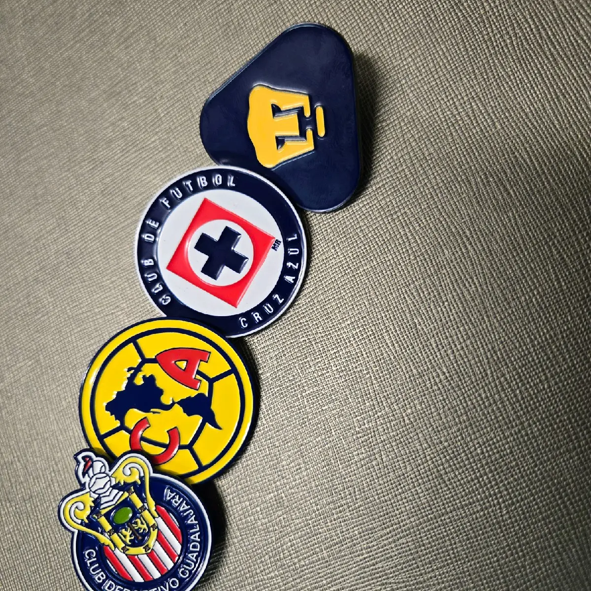 metal Pin de los equipo mexicanos de futbol metal Pin de los equipo mexicanos de futbol