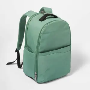 Open Story Travel Backpack 15" Laptop Sleeve Work School College Dark Ivy Green