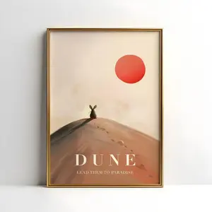 Dune Movie Poster | Dune Movie Print | Dune Desert Mouse | Dune Mouse | Dune Mouse Print| Dune Wall Art