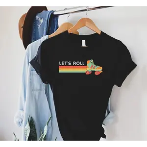 Retro Roller Skate TShirt, 80s Roller Skating Shirt, Gift For Roller Skater, 80s Kid Shirt, Roller Skating Party Outfit, 80s Gift Shirt