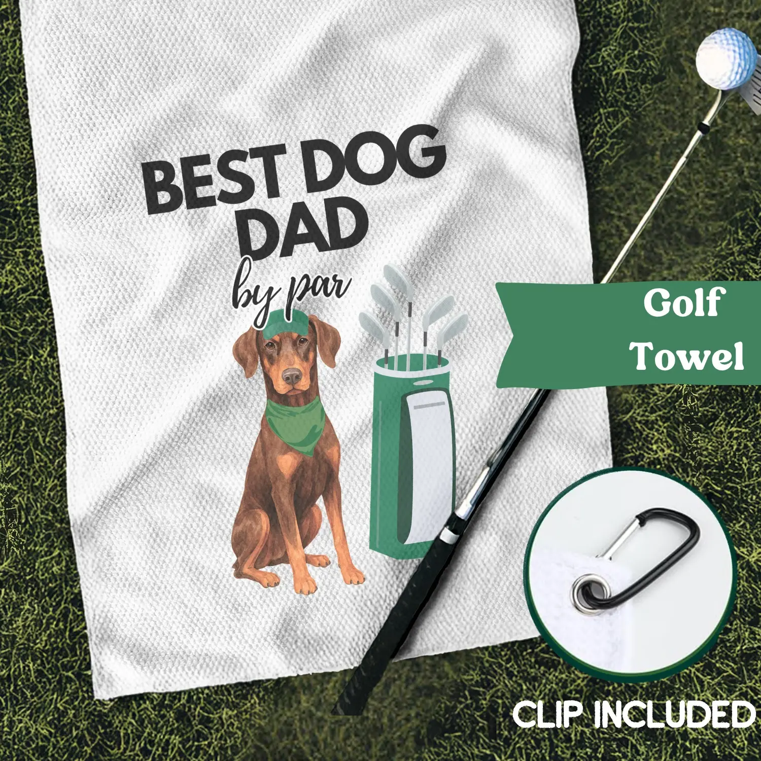 Doberman #3 (RED NATURAL EARS)