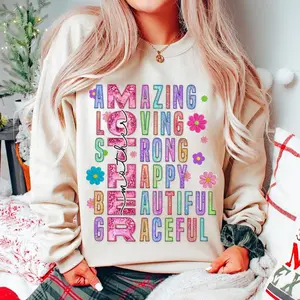 Mothers Day Faux Sequins Embroiderd Shirt, Best Mom Shirt, Mom Strong Beautiful Shirt, Mama Floral Mom Shirt, Gift For Mom Shirt, Mom Shirt,