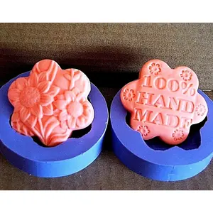 Silicone Mold - silicone flower mold - handmade mold - flower soap mold - handmade soap mold - Polymer Clay Resin