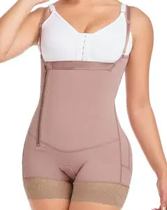 Faja colombiana moldeadora con cierre lateral de alta compresion, faja post parto, faja post operatoria, Tummy Control Shapewear For Women Butt Lift Girdle - High Compression, Faja postparto cachetera de alta compresión con cierre lateral