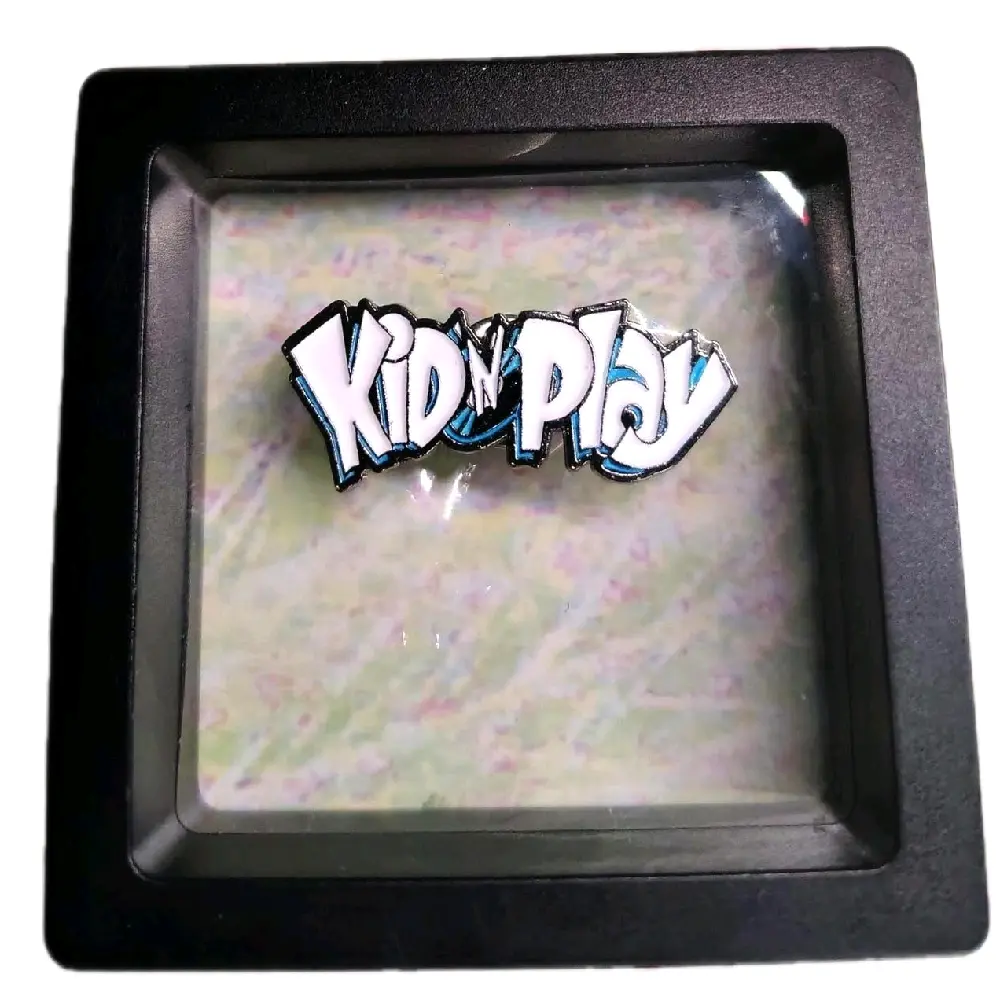 Kid N Play Enamel Record Pin