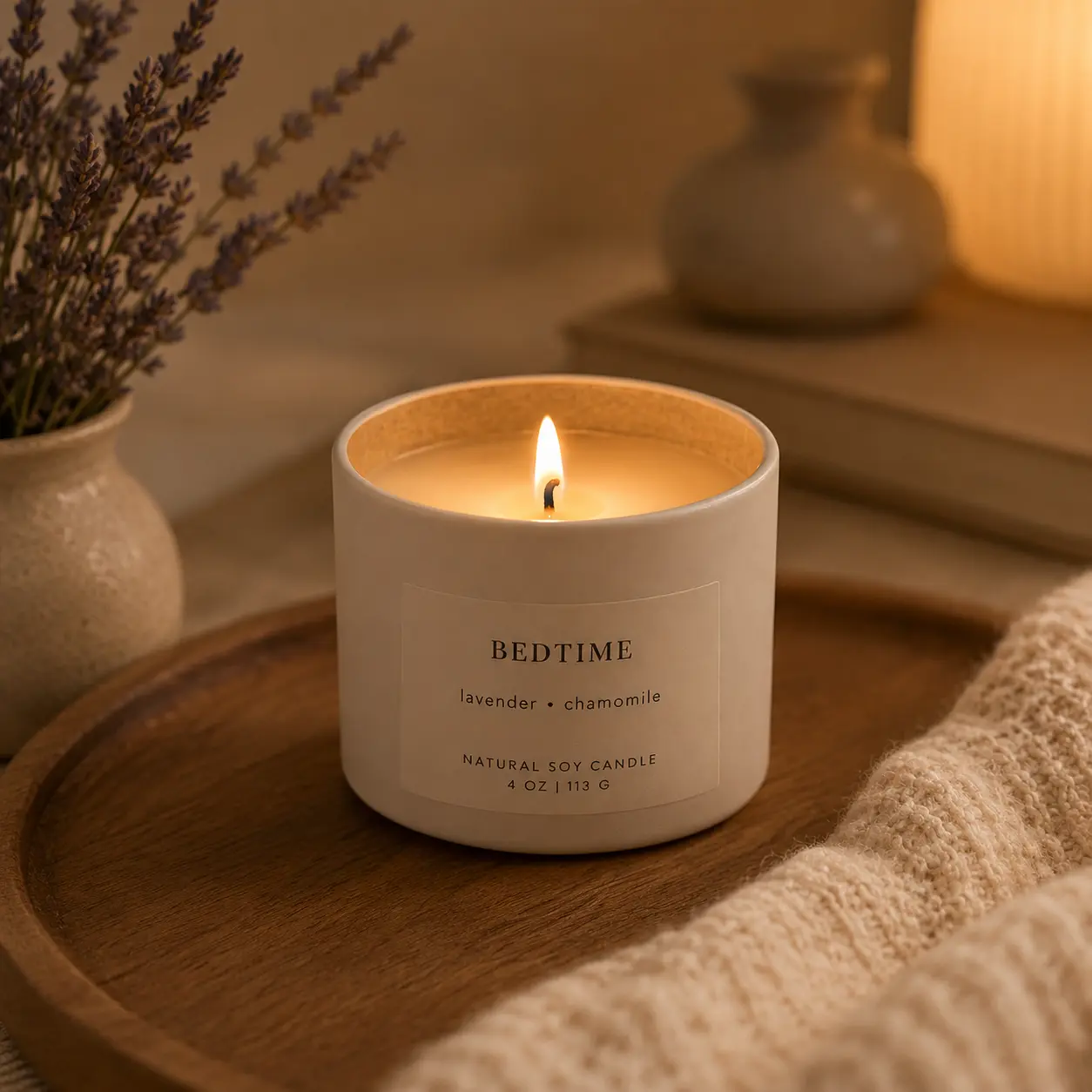 Bedtime - Lavender & Chamomile 4oz Candle
