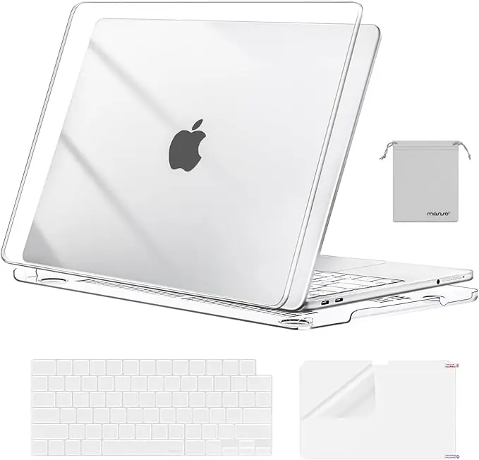 MOSISO Compatible with MacBook Neo Case 13 inch 2026 A3404 A18 Pro Chip | 4 in 1 Kit Precision Fit Crack & Scratch Resistant Protective Hard Shell Case Cover