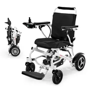 VEVOR Electric Wheelchair for Adults, 300lbs Capacity, Foldable Lightweight Motorized Wheelchair, 13-Mile Long Travel Range, All-Terrain Powered Chair, Portable for Seniors Disabled