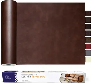 50×137cm Large Dark Brown Leather Repair Tape, Self Adhesive Vinyl Repair Patch for Car Seat, Sofa, Couch, Furniture & Chair outdoorfun