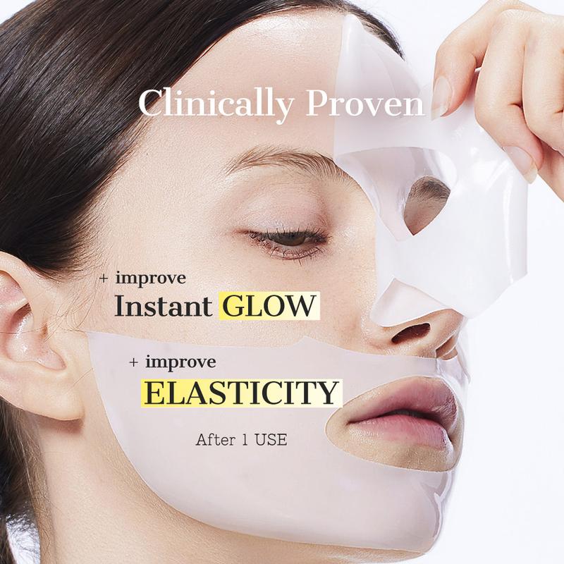 [COSRX Official] MY MORNING GLOW Advanced Snail Mucin Glass Glow Hydrogel Mask (3 sheets) | OVERNIGHT COLLAGEN MASK WITH 25% SNAIL MUCIN & COLLAGEN glowing skin