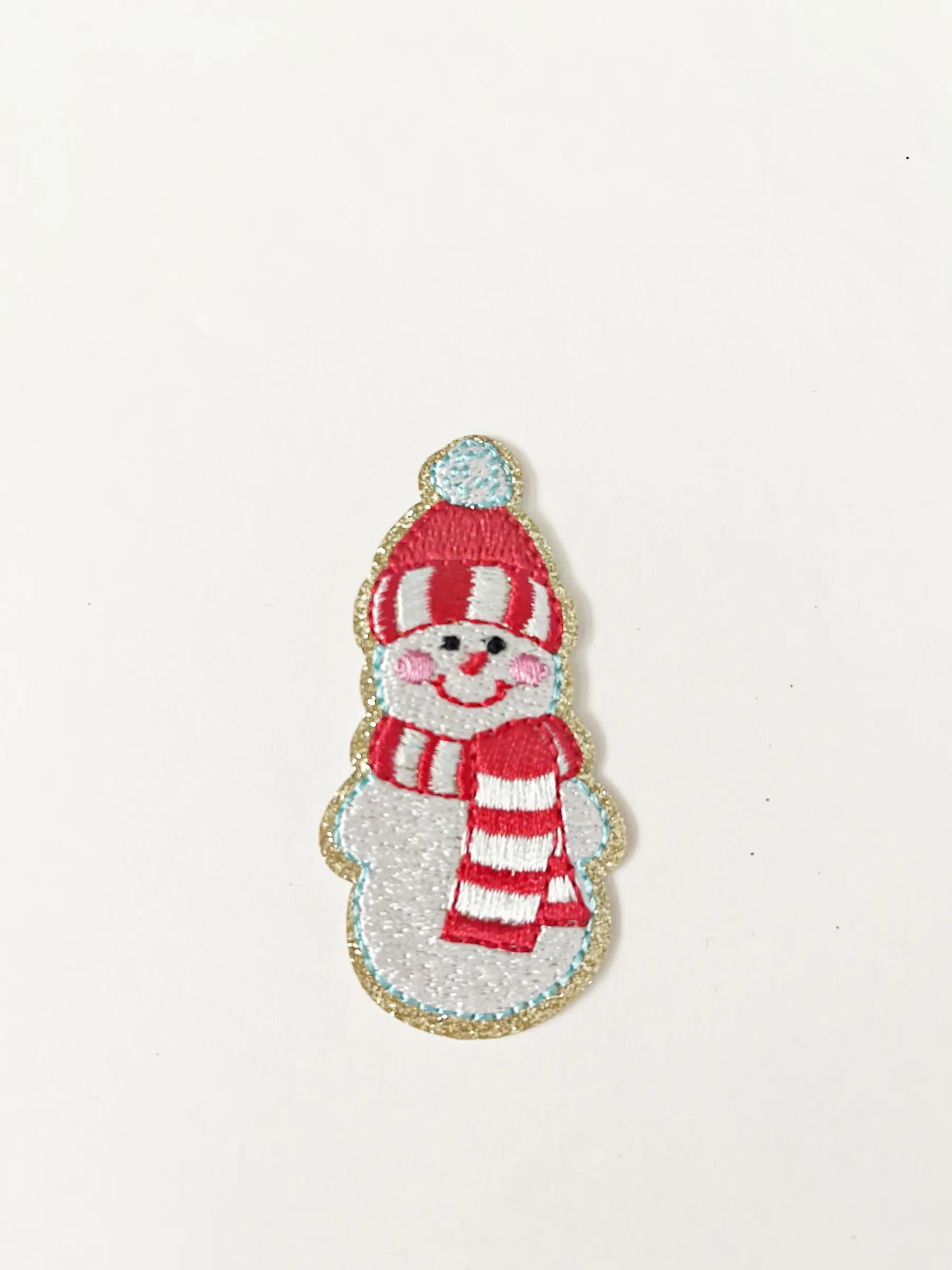 Iron on Patches, Patches for Holiday, Snowman Patch, Deco for Santa Hat, Stocking Stuffers, Fun patches for Holiday, Santa Iron on Patch