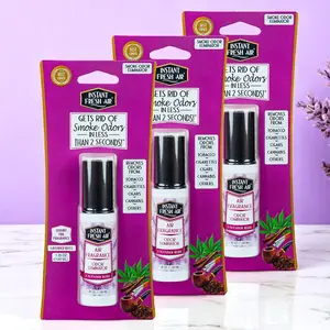 Instant Fresh Air 3 Pack Smoke Odor Eliminator Air Freshener Lavender Bliss Scent Alcohol-Free Non-Flammable Fast-Acting Formula Neutralizes Smoke in 2 Seconds 1.35 oz 40 ml