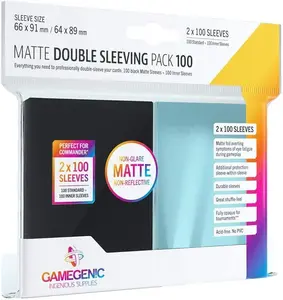 Gamegenic Sleeves Prime Double Sleeving Pack for Standard Card Game Cards