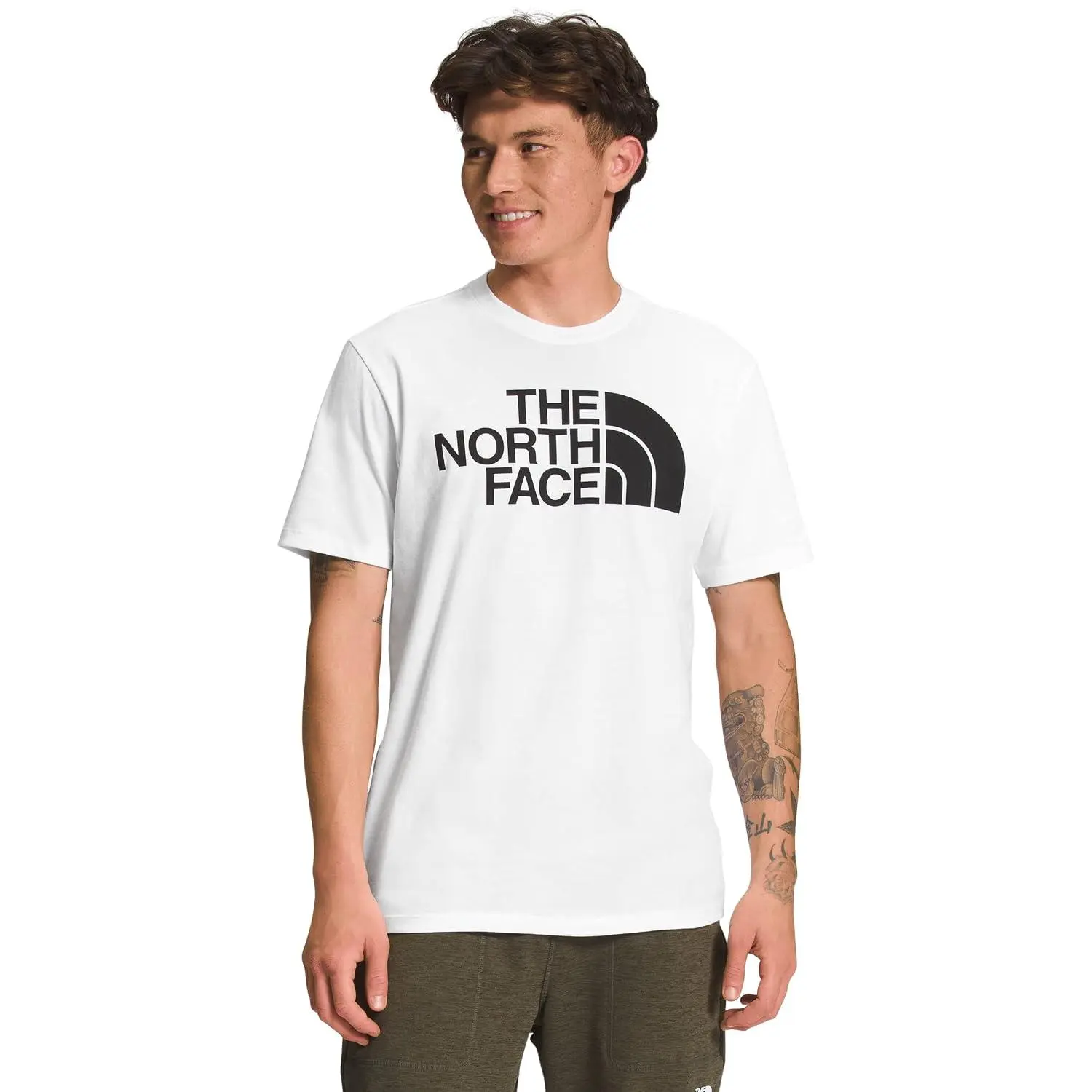 The North Face Short Sleeve Half Dome T-Shirt TNF White/TNF Black 1 2XL
