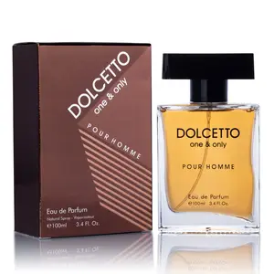 Urban Collection Dolcetto One and Only for Men Eau De Parfum 100ml Spray - Timeless Woody Spicy Fragrance with Grapefruit Ginger & Cedarwood Rich Scent, Edp, Bold Elegant Fragrance