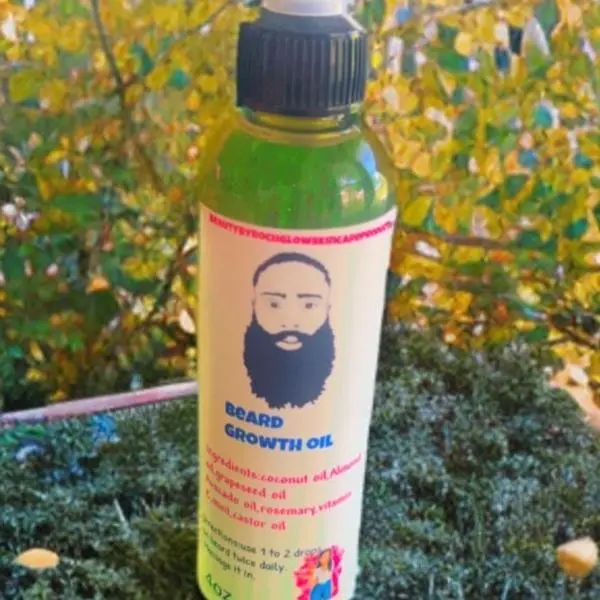 Natural Beard Growth Oil for Healthy and Strong Facial Hair - Blend, Hair Care