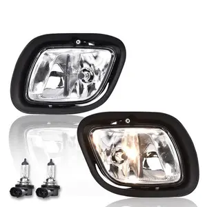 Bumper Fog Lights Driving Lamps W/ Bulbs Fit For 2008-2017 Freightliner Cascadia
