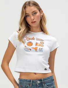 HYPE AND VICE New York Knicks Womens Baby Tee