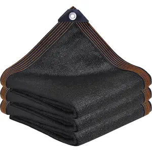 Black Shade Cloth 40%, 5x8 FT Mesh Tarp - Garden Shade for Greenhouse, Patio, Vegetables, Plants Cover and Chicken Coops, Sun Shade Net for Outdoor Protection with Reinforced Grommets