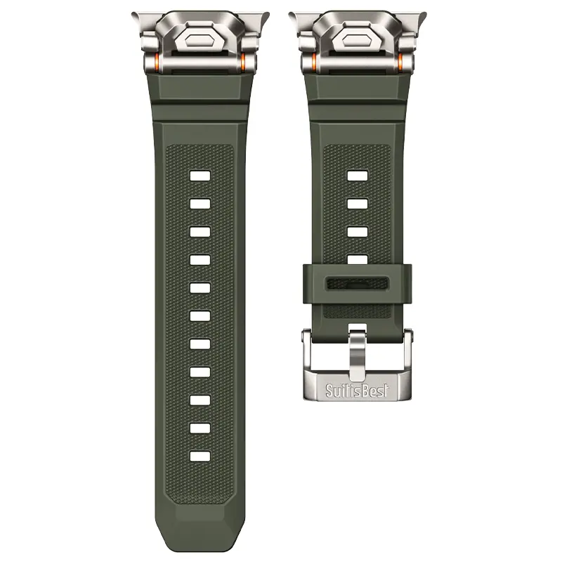 Green + Titanium Hardware / Watch Not Included