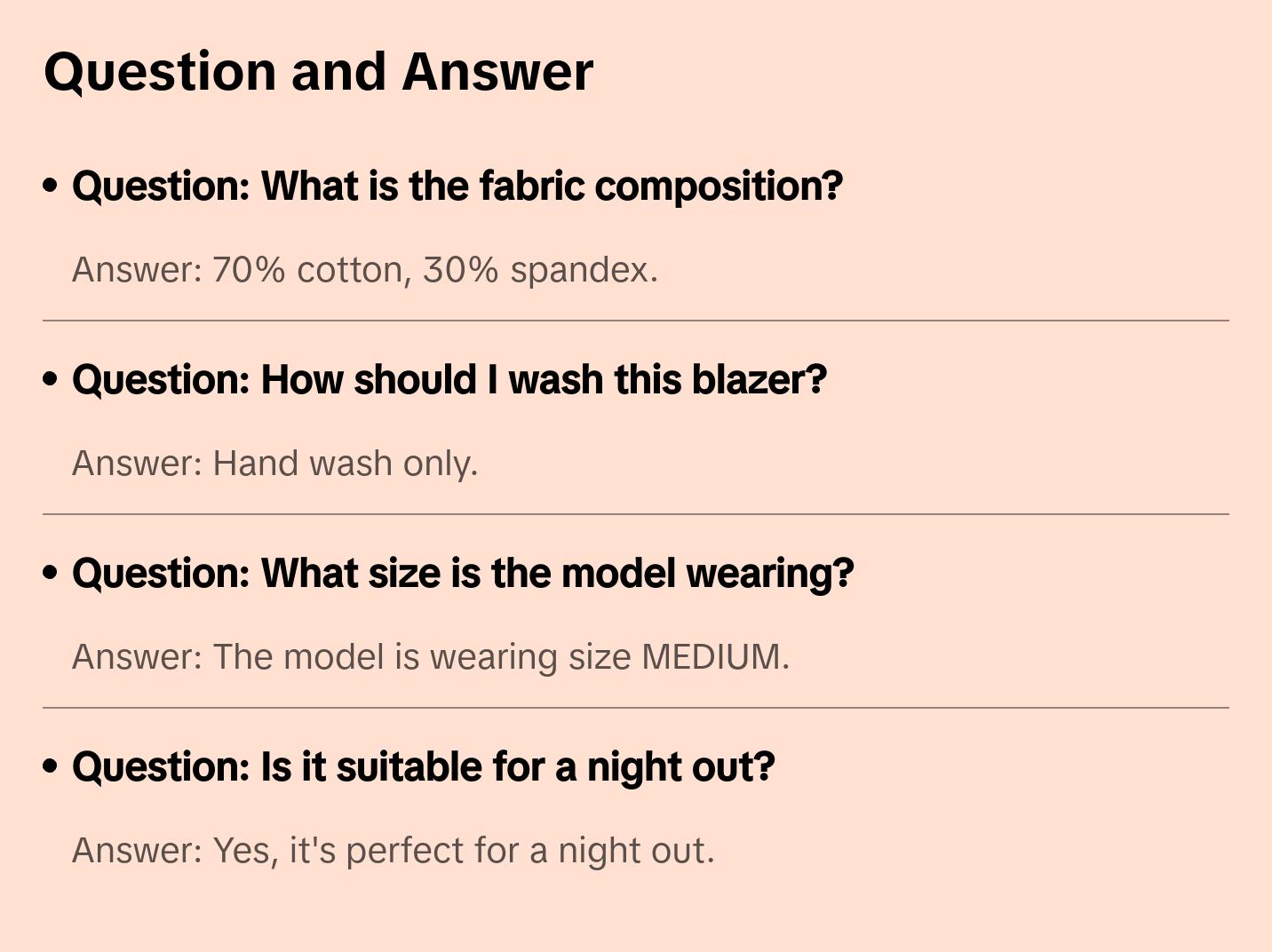 Pearl Essence Blazer