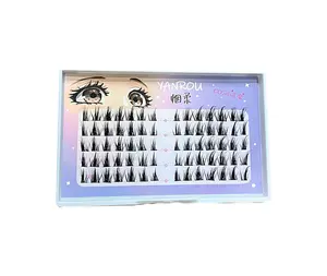 Cartoon Little Devil Fairy Eyelashes Free Glue Set Makeup Cosmetic Lash Extensions Eyelash Extensions Eyelashes Extensions self adhesive eyelash  kit