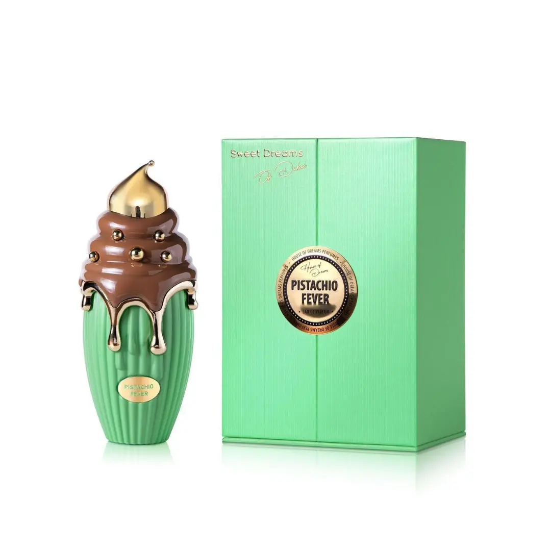 HOUSE OF DREAMS Pistachio Fever Eau de Parfum (100ml) – Long-Lasting Nutty Pistachio Gourmand Fragrance, Creamy Dessert Perfume for Women and Men