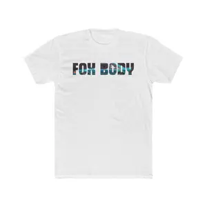 Fox Body Unisex Cotton Crew Tee - Cool Casual Shirt for Car Enthusiasts, Gift Idea for Birthdays, Summer Wear, Graphic Tee, mustang