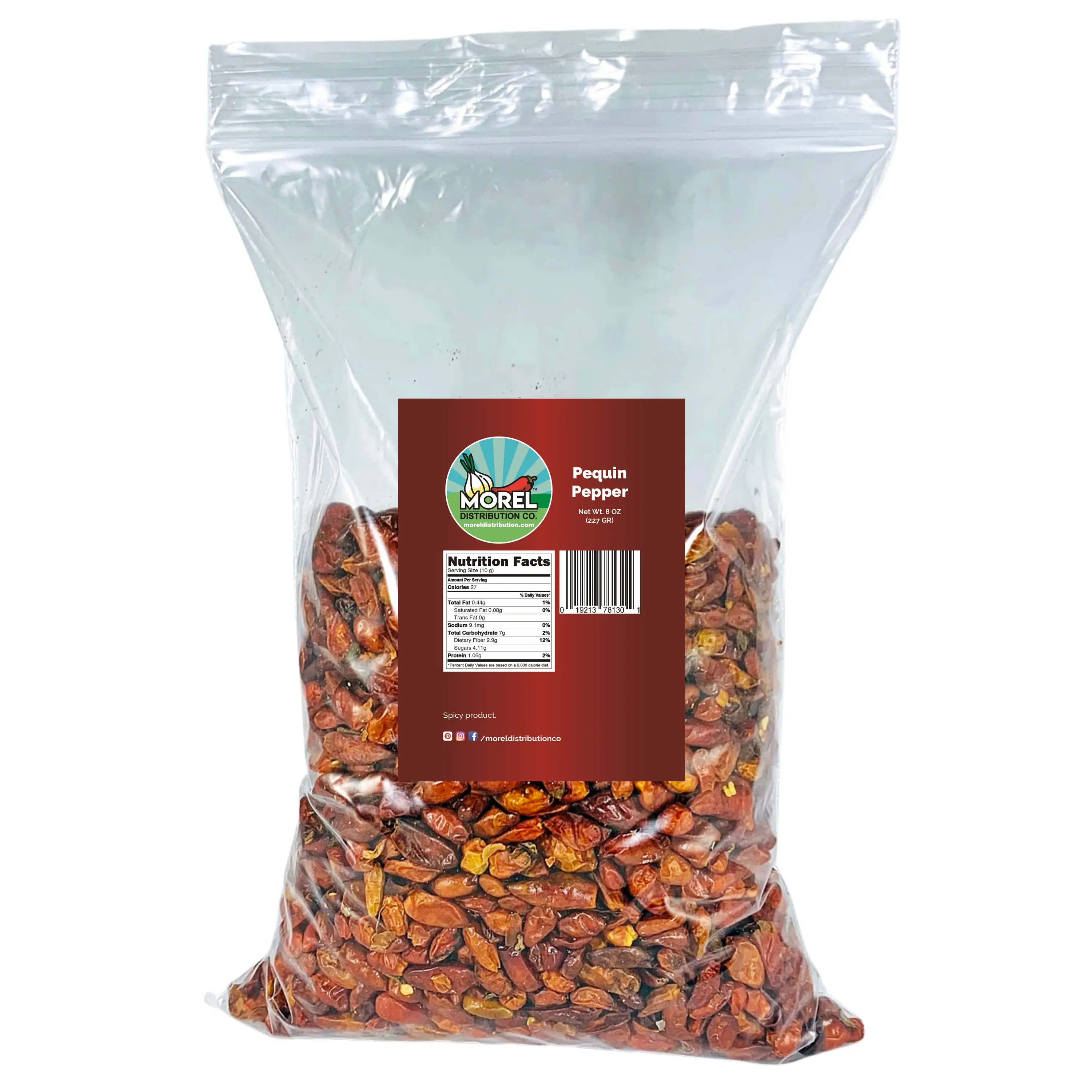 Dried Whole Chili Pequin Pepper (Chile Piquin) 8 oz