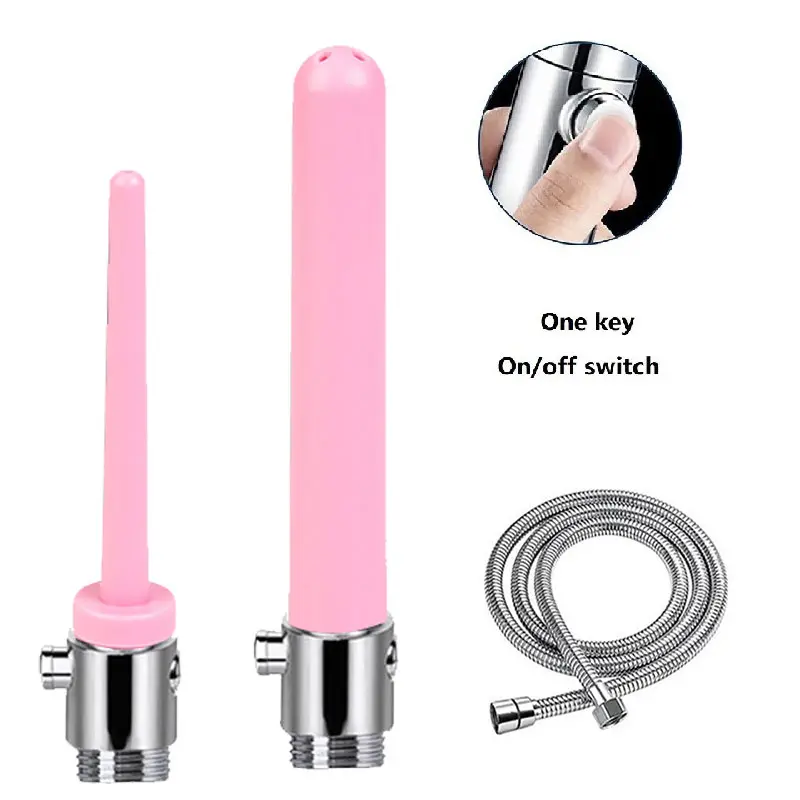 2026 Design Bidet Cleaner Rectal Enemator Enema Syringe Stream Douche Enema Colon System Bottle Cleaning Bidet Nozzle Bathroom Accessories for your Home