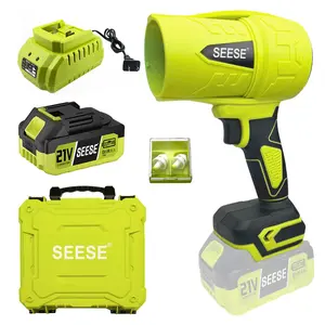 SEESE Cordless Leaf Blower Violent TurboFan,BrushlessPure Copper Motor Jet Fan With Battery,CordlessTurbo Super Power Air Duster, Car Drying after Wash, SnowRemoval