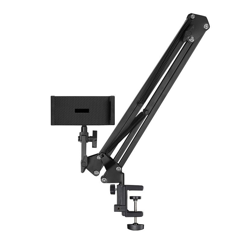 UGIFT Adjustable Bed Phone Holder with Long Arm Clip - Metal Stand for Phones & Tablets - Easy Installation & Stable Vie