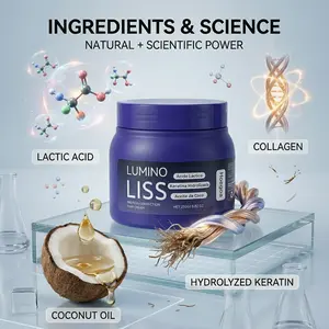 Protein Correction Hair Cream 250gI Keratin Treatment, Frizz Control Straighteningfor Youth Hair Strengthening Haircare conditioner