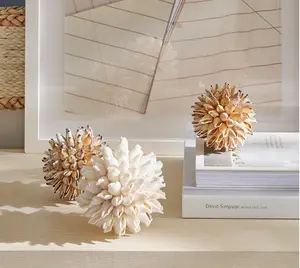 Decorative Shell Ball Color Brown