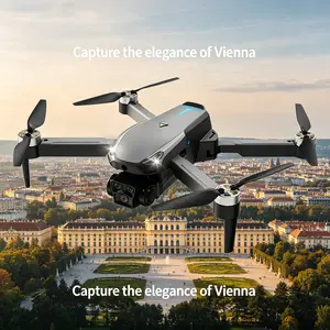 M8 Pro 2026 Foldable Aerial Drone with 4K UHD EIS Anti-Shake Camera, GPS Precise Positioning System, 5G WiFi FPV Real-time Transmission,   Intelligent Obstacle Avoidance, Auto Return, 360° Stunt Roll, 2 Batteries for Adults Beginners Aerial Photography