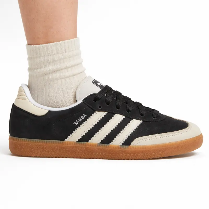 adidas gazelle silver green womens Women's Adidas Samba LT 'Black / White'