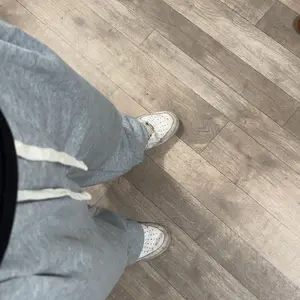 Men's Drawstring Joggers, Winter Warm Baggy Sweatpants, Unisex Straight Wide-Leg Loose-Fit Sweatpants with Pockets