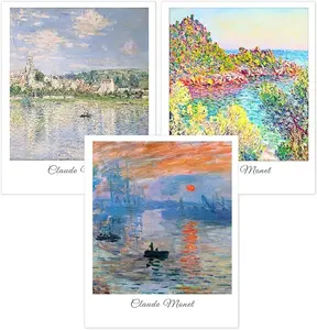 5D DIY Full Drill Diamond Painting Kit Van Gogh Sunflower Irises 3-Piece Set Post-Impressionist Art Craft for Adults Home Wall Decor