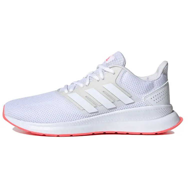 Adidas Runfalcon White Pink' Comfort Low Top Casual Running Shoes Women's FW5142