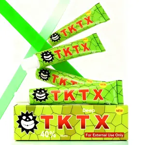 TKTX Numbing Cream 4-Pack (10g Each) - Lecithin-Based Topical Anesthetic for Tattoo, Waxing & Microneedling Pain Relief | Fast-Acting Numbing Gel