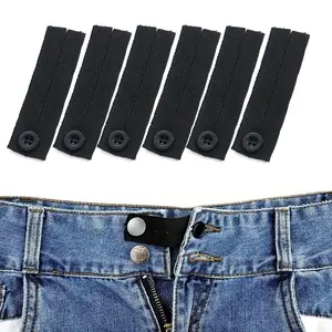No Sew Instant Extender Button, 3/6 Counts Adjustable Waist Button Extenders for Jeans, Pants, Skirts, and Dresses, Sewing Accessories for Home Use