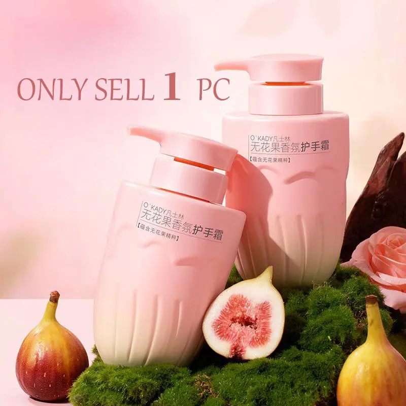 Fig Fragrance Scented Aroma Perfume Hand Cream 380g, Long Lasting Moisturizing Hydrating Dry Crack Repair Lotion, Rich Fig & Turkish Rose Notes, Deep Nourishing Skin Care Moisturizer