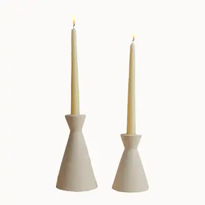 Ribbed Candlestick Holder